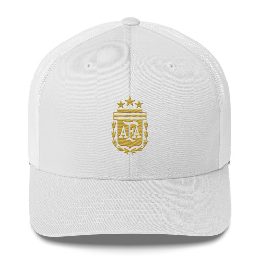 Argentina AFA Gold Emblem Soccer Trucker Hat - Image 2