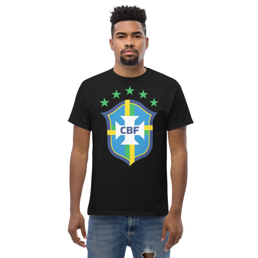 Brazil CBF Men's Soccer T-shirt - Image 2