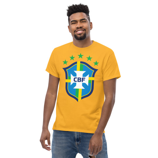 Brazil CBF Men's Soccer T-shirt - Image 4