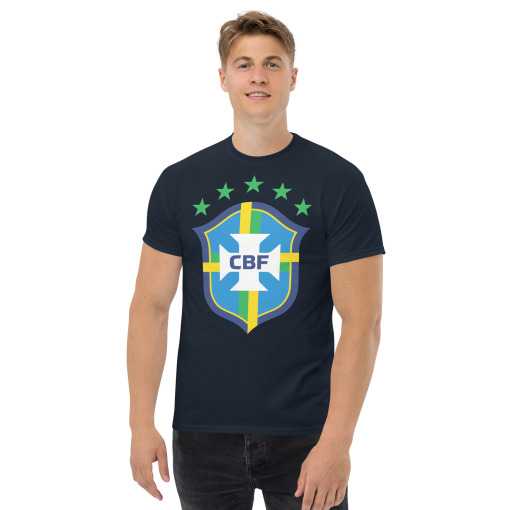 Brazil CBF Men's Soccer T-shirt - Image 3