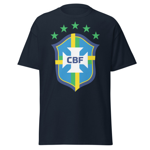 Brazil CBF Men's Soccer T-shirt - Image 6