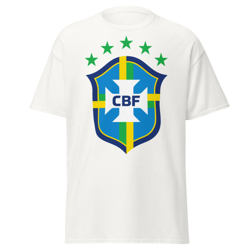 Brazil CBF Men's Soccer T-shirt - Image 8