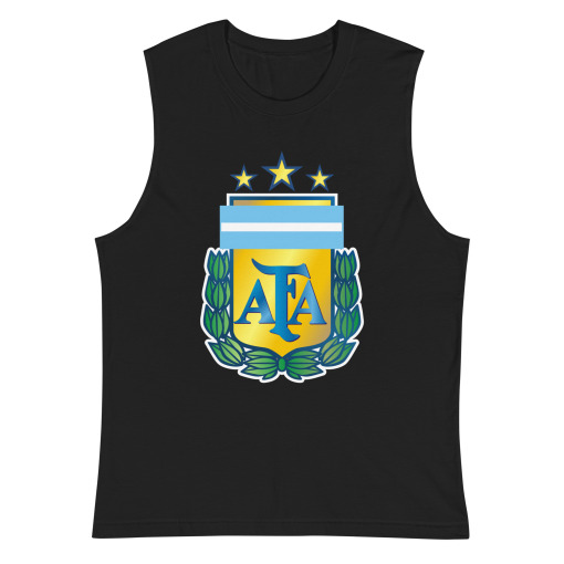 Argentina AFA Men's Soccer Muscle Shirt - Image 2