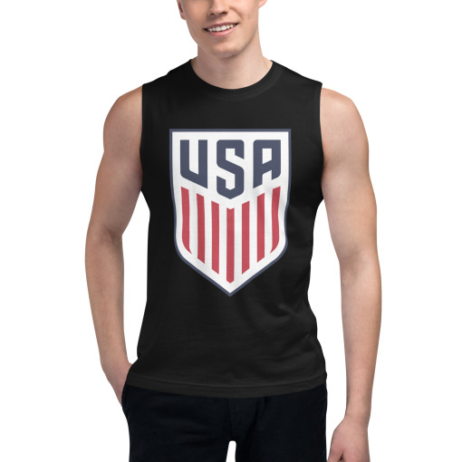 USA USMNT Soccer Men's Muscle Shirt - Image 3